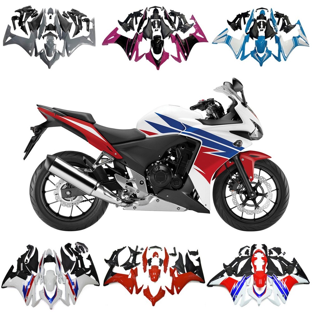 ABS Plastic Bodywork For 2013 14 2015 Honda CBR500R Injection Fairings Body Kits