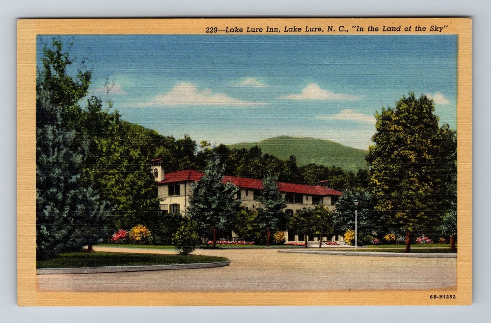 Lake Lure NC-North Carolina Lake Lure Inn Vintage Postcard Standard Postal PC