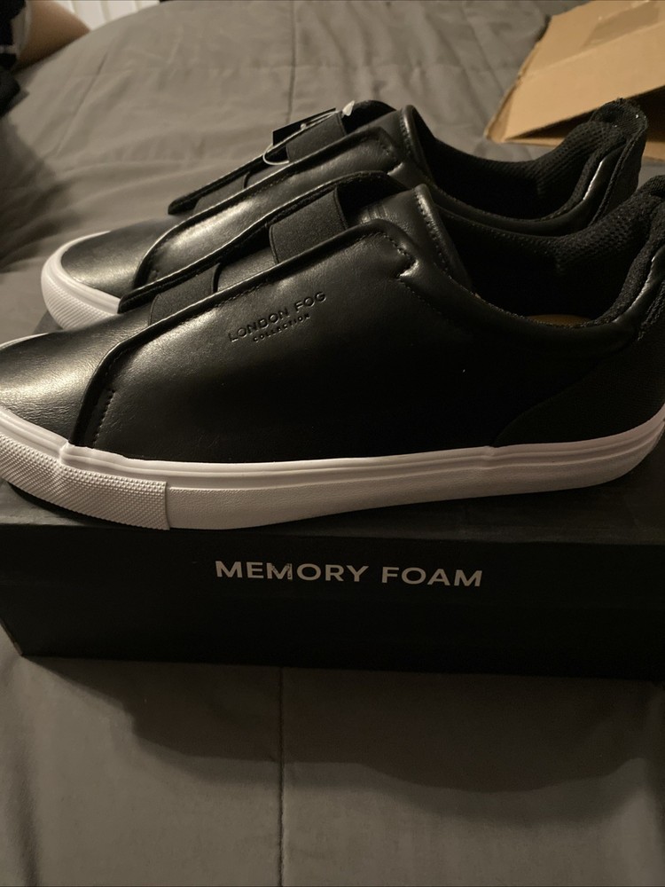 London Fog Mens 10 1/2 Black Shoe
