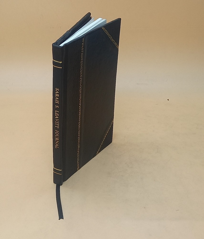 Sarah S Leavitt 1919 Vintage Leather Bound Journal