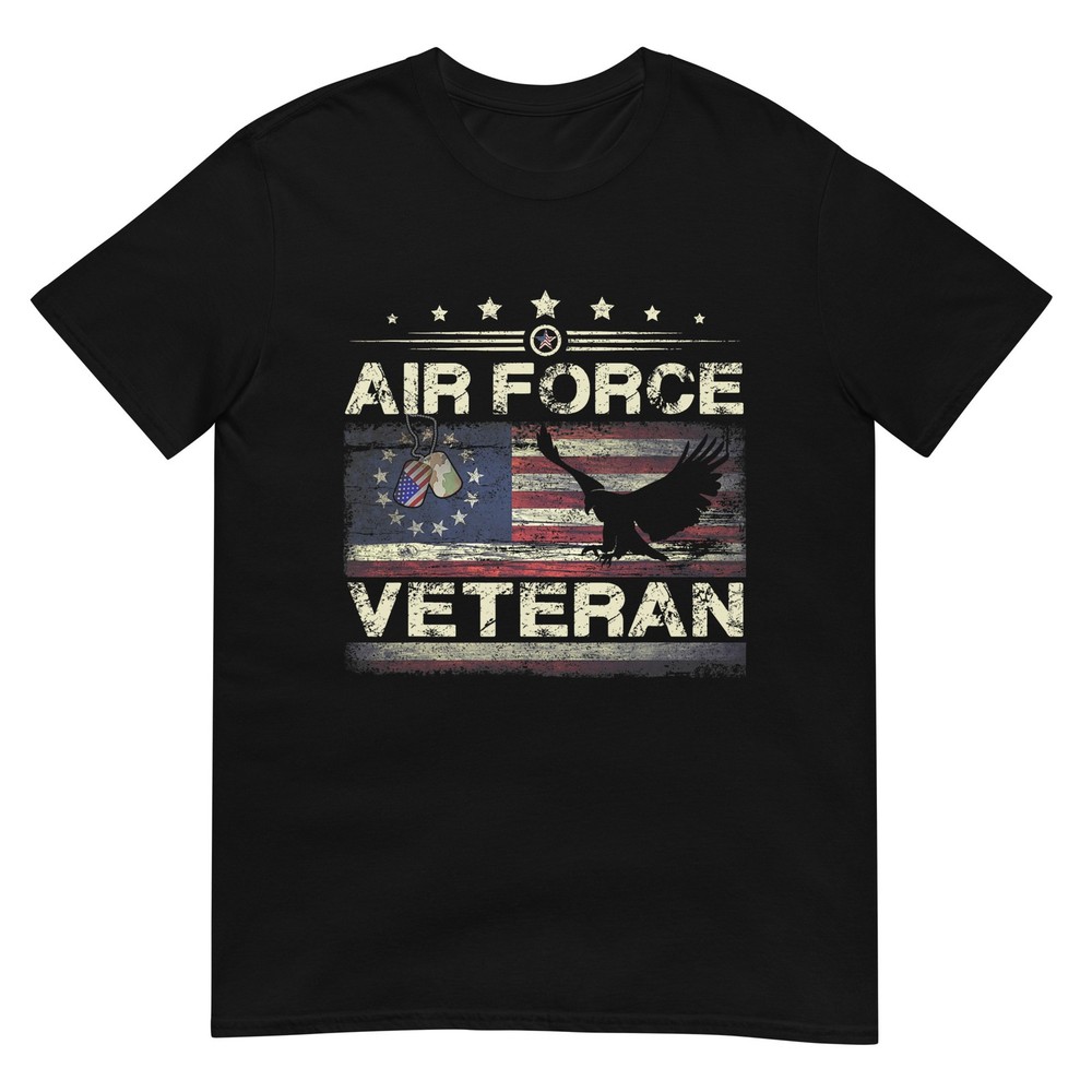 Veteran US Air Force Tshirt - American Betsy Ross Flag T-Shirt