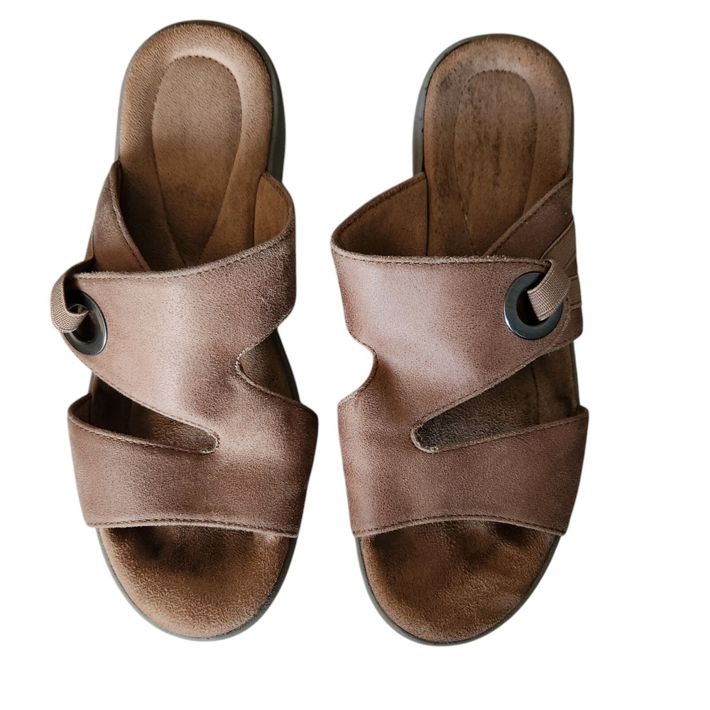 Easy Spirit Women's Slip-On Wedge Heel Sandals Size 7W