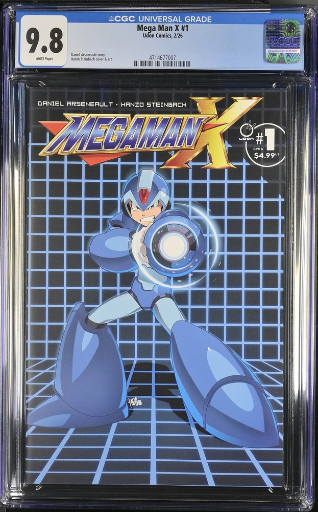 Mega Man X 1 CGC 9.8