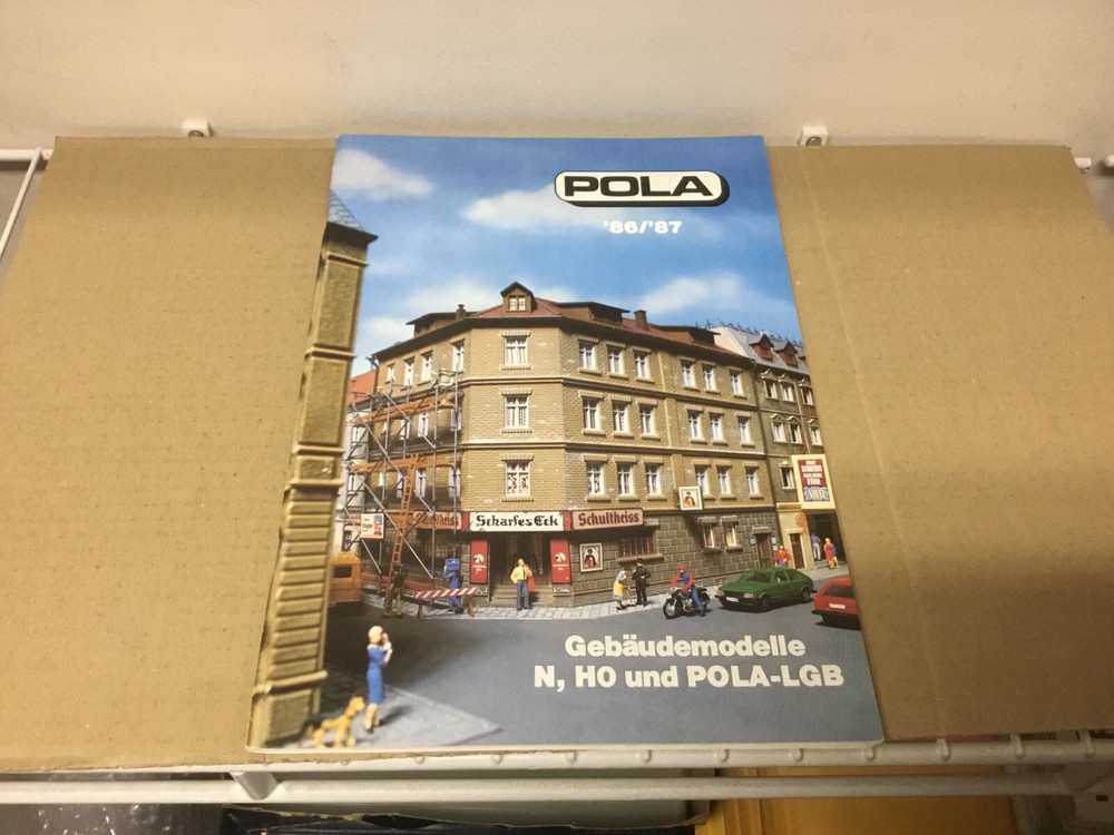 '86 / '87 Pola N, HO & LGB Model Train Vintage German Catalog