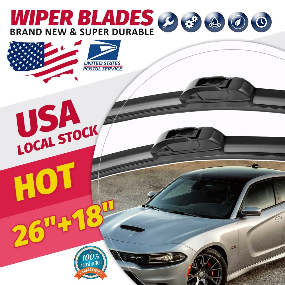 New Windshield Wiper Blades Bracketless OEM QUALITY 26