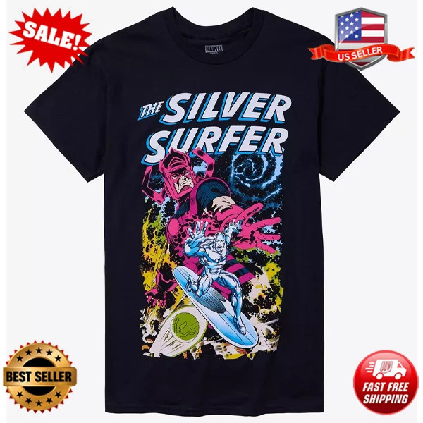 Marvel The Fantastic Four Silver Surfer T-Shirt S-3XL