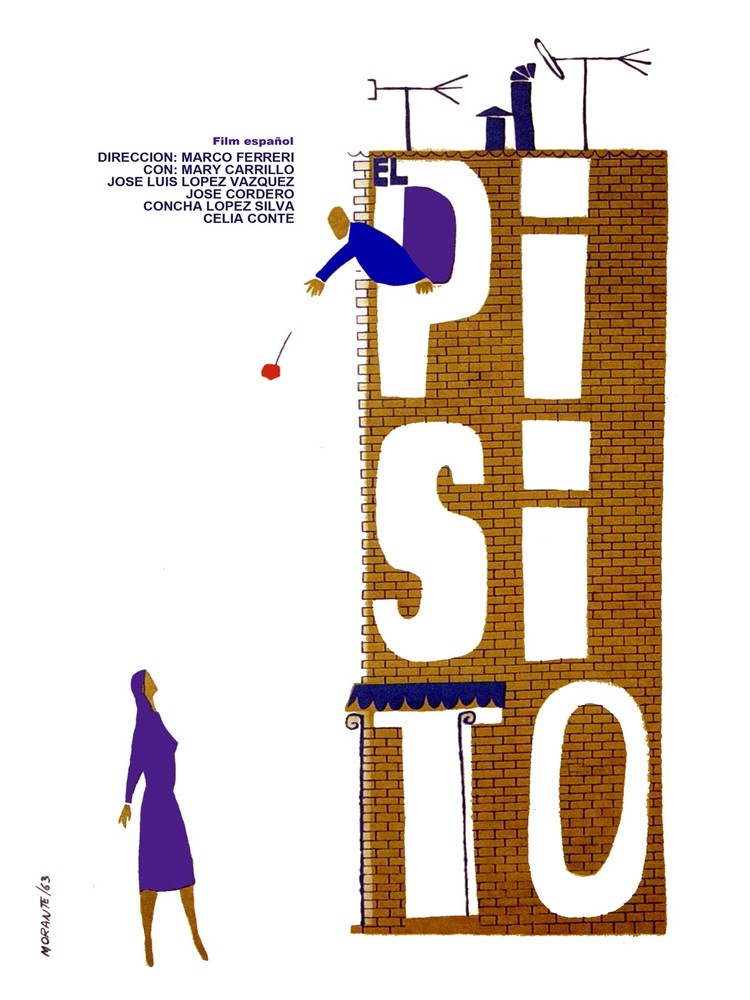 Pisito spanish film wall Decoration Poster.Graphic Art Interior design.3602