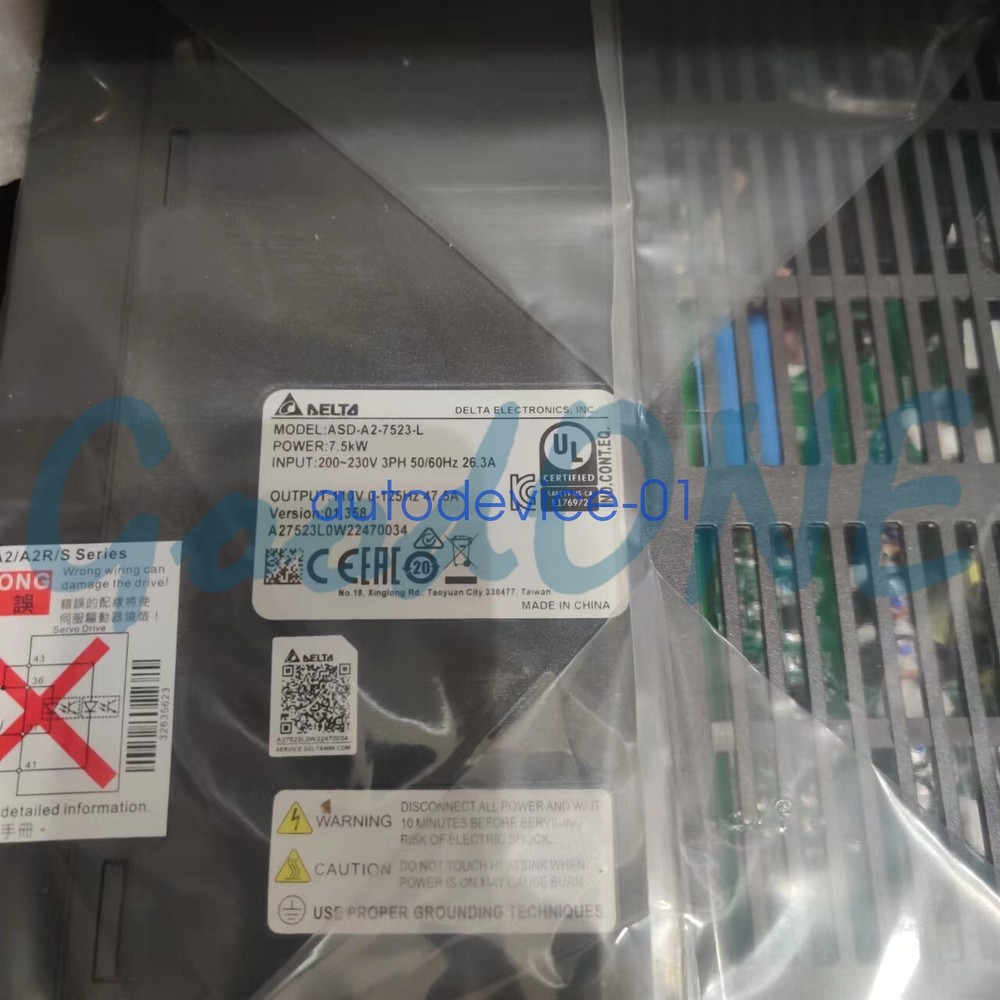 1PCS New Delta ASD-A2-7523-L 7.5KW Servo Driver DHL/FedEx