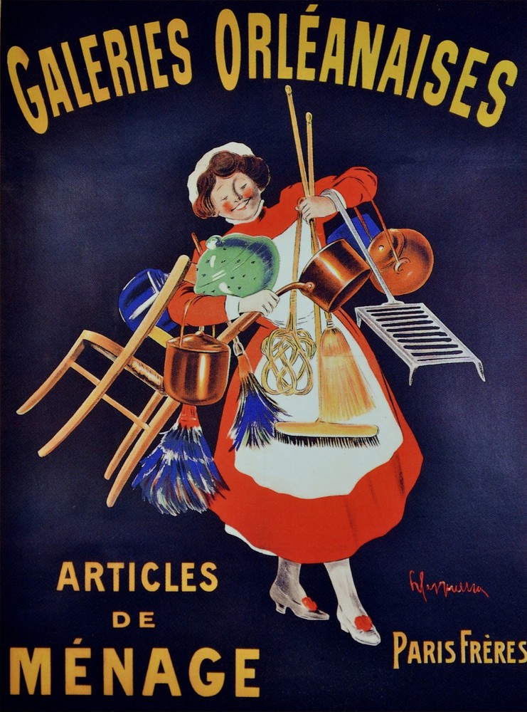 Galeries Orleanaises, Paris feres Decor Poster. Home Graphic Art Design. 4104