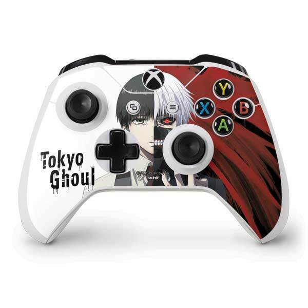 Tokyo Ghoul Xbox One S Controller Skin - Ken Kaneki Split