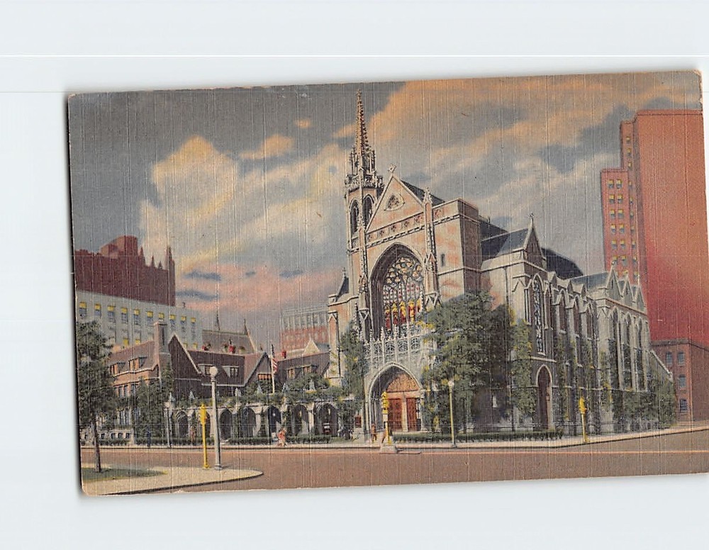 Postcard The Fourth Presbyterian Church Chicago Illinois USA