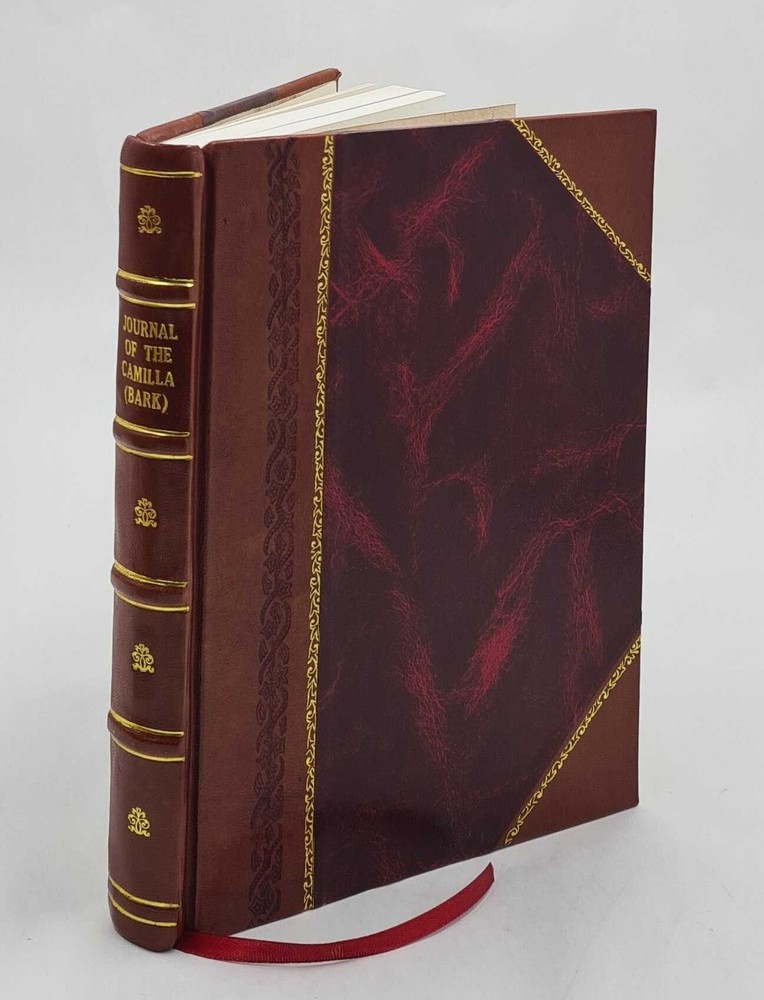 Journal of the Camilla Bark New Bedford Mass Master Leather Bound
