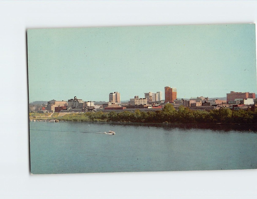 Postcard Skyline Huntington West Virginia USA