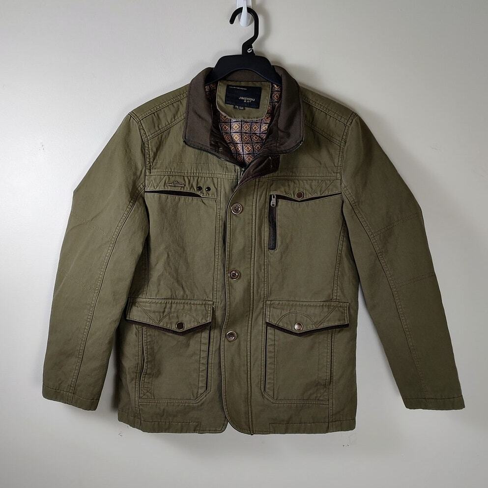 Jinzhou streetwear military utility jacket gorpcore mens Medium