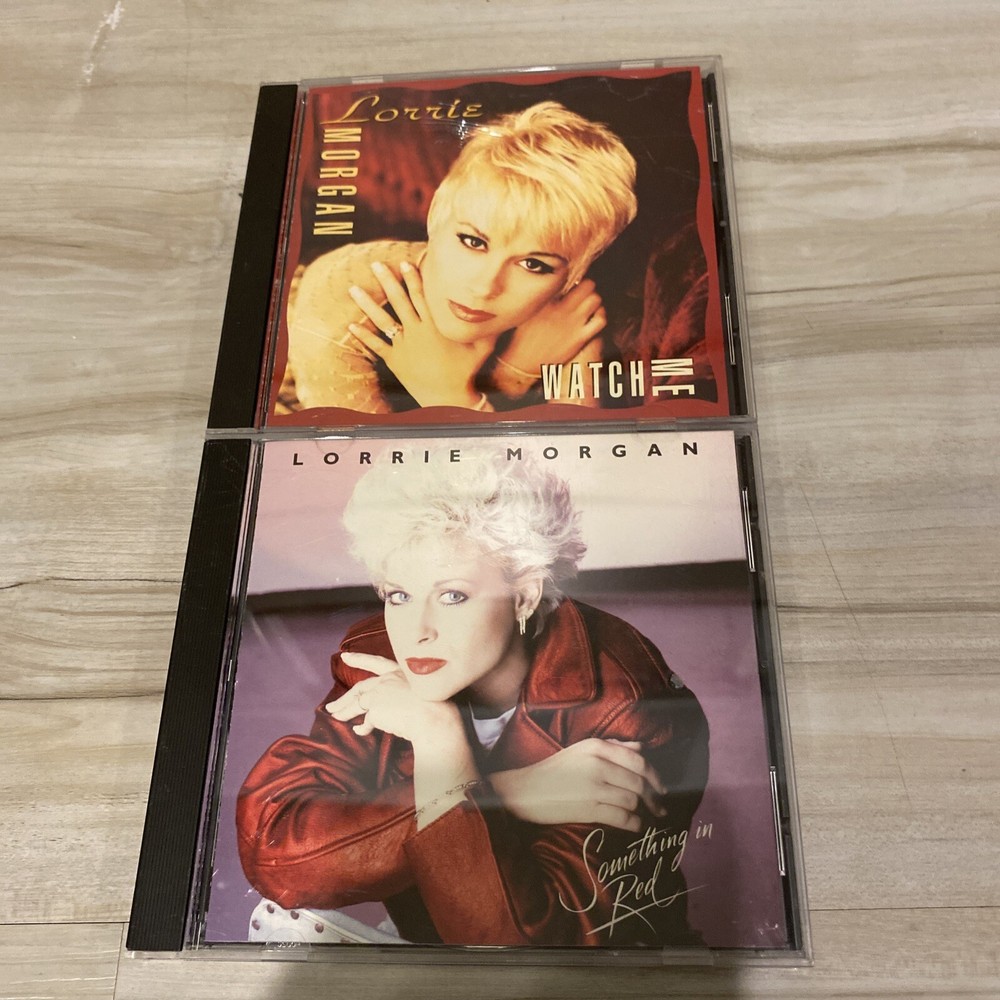 Morgan, Lorrie: Something in Red & Watch Me 2 CD LOT Country Like New