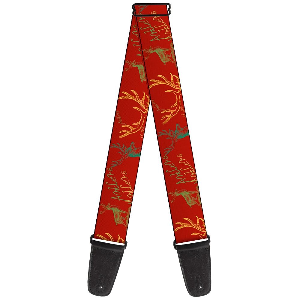 Guitar Strap - Antlers Brown/Turquoise/Gold ACC NEWAnother great item from Rarewaves USA | Free delivery!