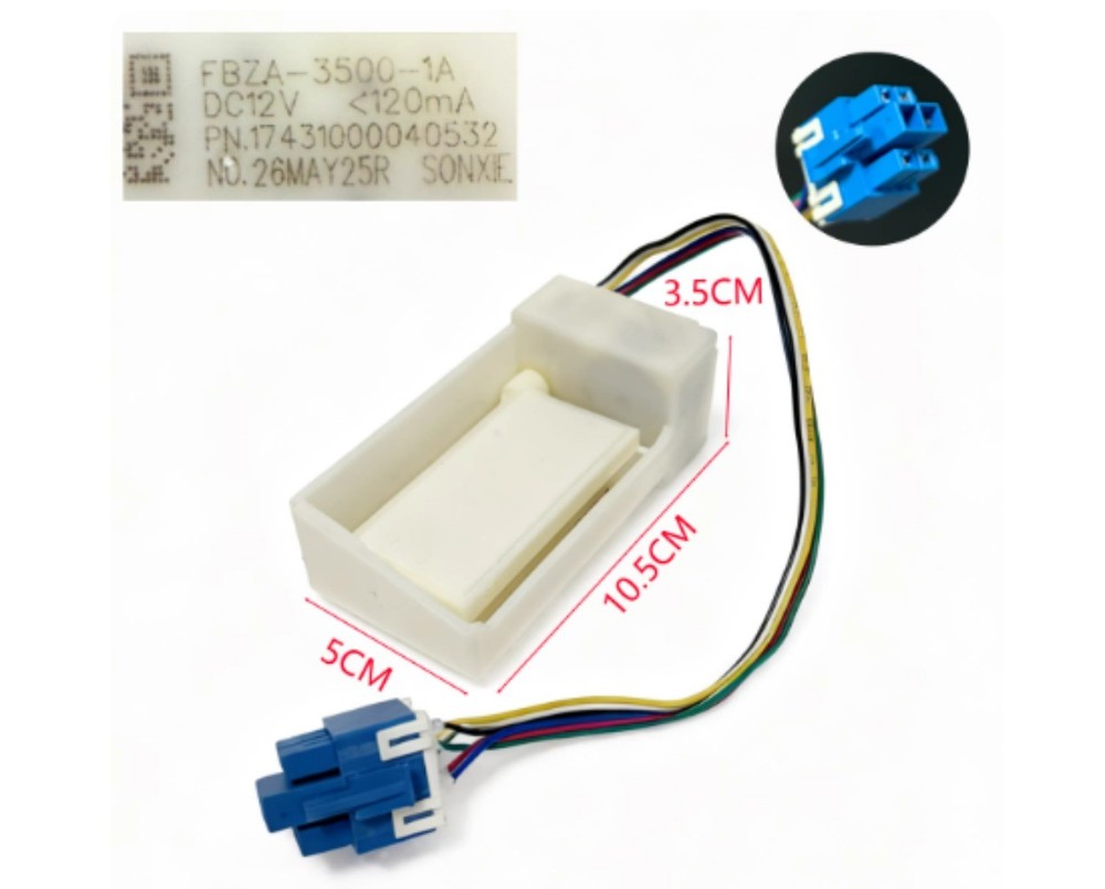 1pc for Refrigerator Electric Damper FBZA-3500-1A DC12V Six-Wire Six-Hole