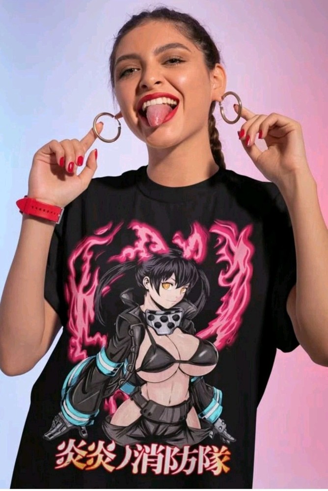 Unisex Waifu Material Anime T-Shirt, Tamaki Anime Girl Lewd Shirt