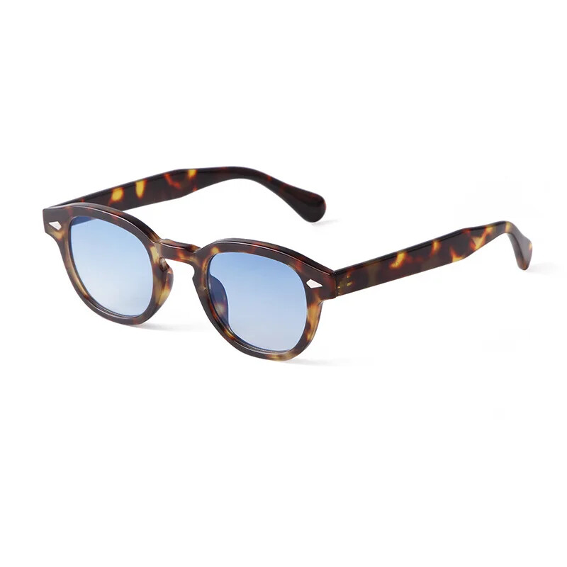 Gafas Sol Redonda Mujere Hombres Retro Lente Cuadrado UV400 Policarbonato Casual