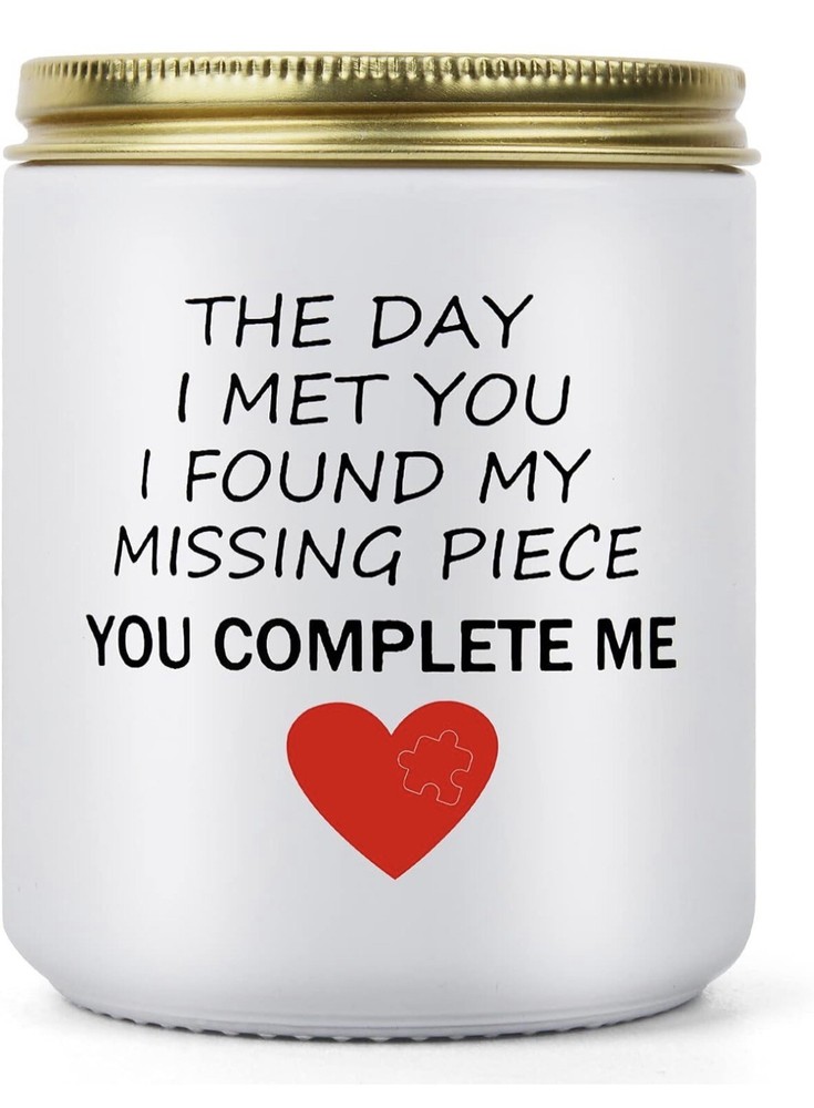 Lavender Soy Candle - The Day I Found You - You Complete Me Scented Candle
