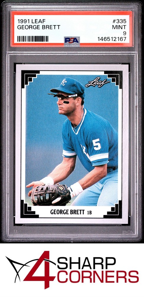 1991 Leaf #335 George Brett Royals Hof Psa 94SC is the hobby's first consignment choice on eBay!