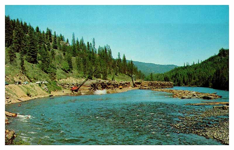 Postcard WATER SCENE Lewiston Idaho ID m/09 AS4466