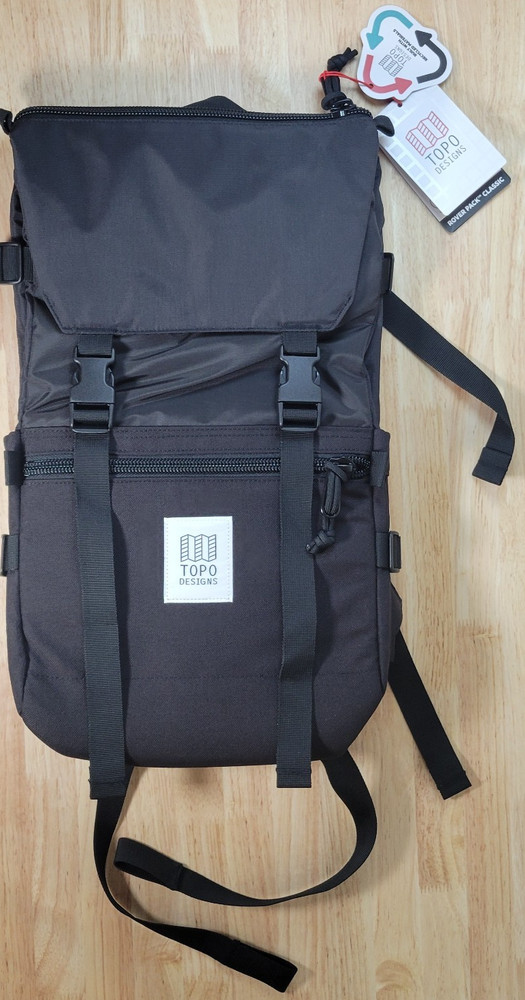 Topo Designs Rover Pack Classic Black Backpack
