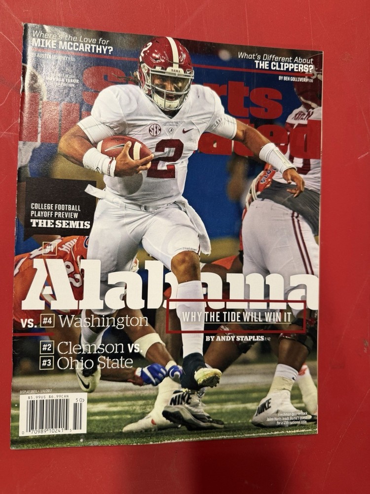 Sports Illustrated 2017 College Football Playoff Preview Alabama Issue 50