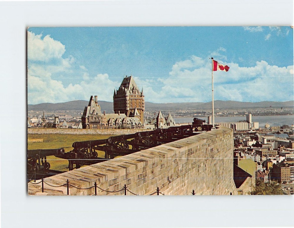 Postcard View from La Citadelle Quebec Canada