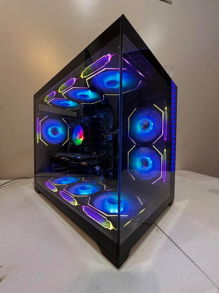 Gaming PC ARGB UP Intel I7 16GB RAM 512GB SSD RX 580 WIFI 6 Win 10 Custom Build