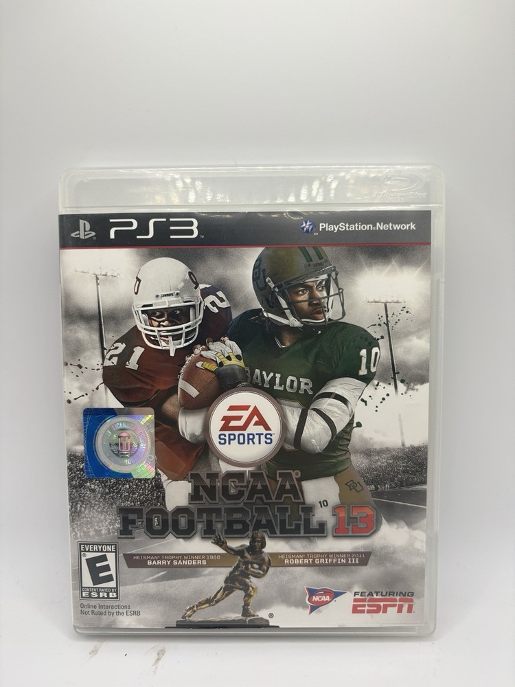 NCAA Football 13 (Sony PlayStation 3, 2012) PS3 Tested Working