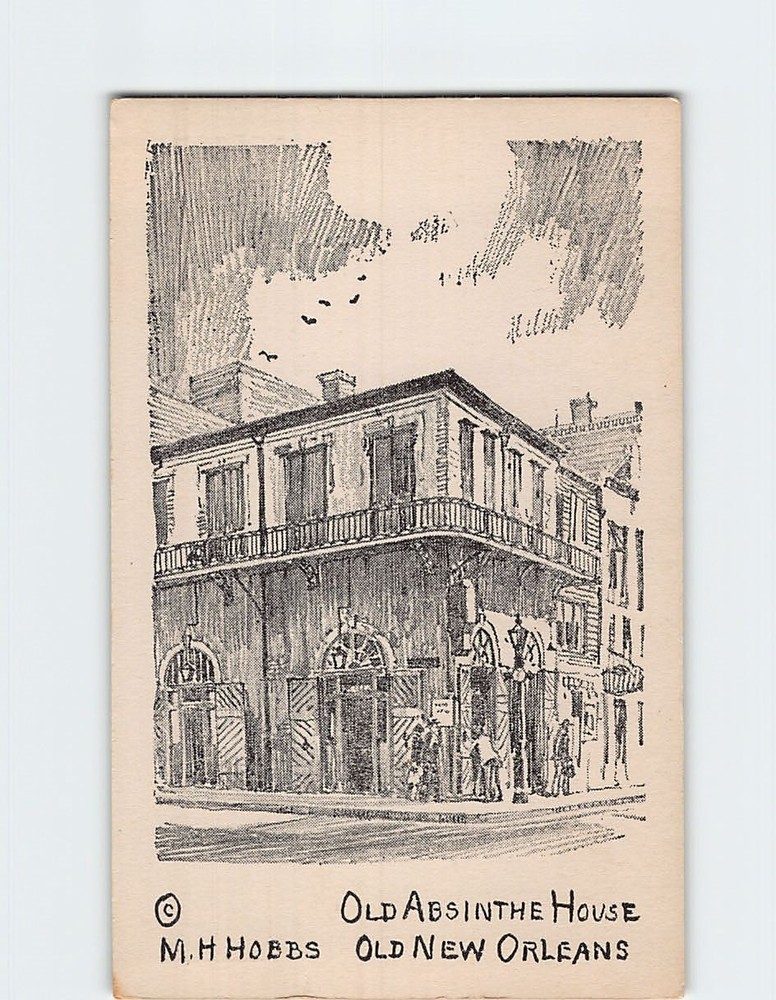 Postcard Old Absinthe House New Orleans Louisiana USA-image