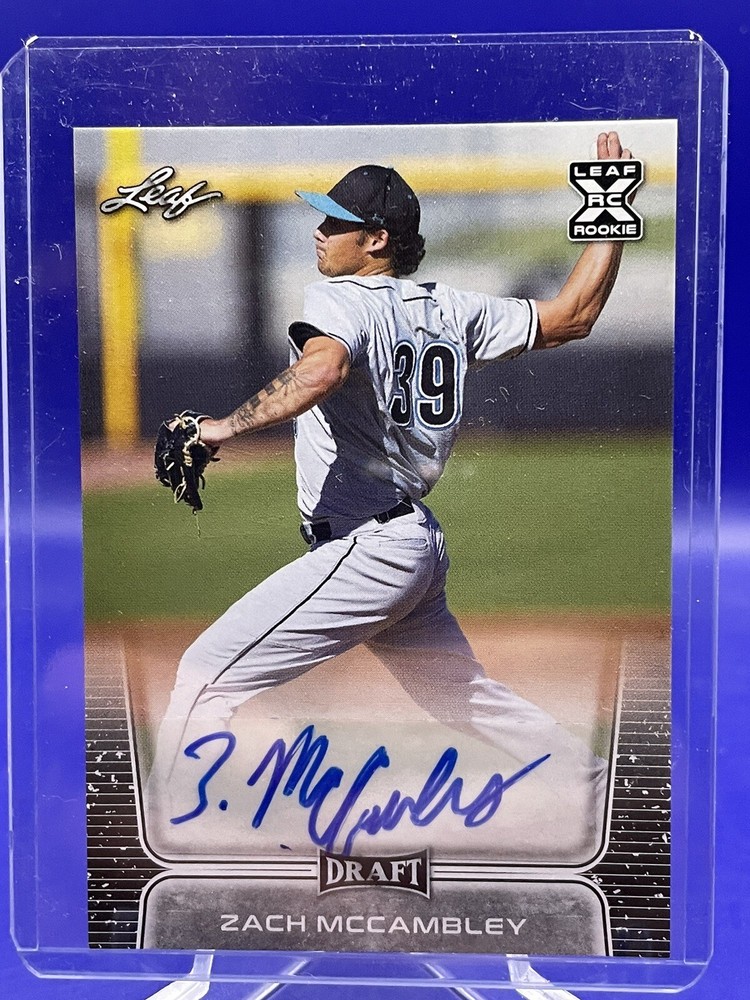 2020 Leaf Draft Zach McCambley XRC Autographs #BAZM1