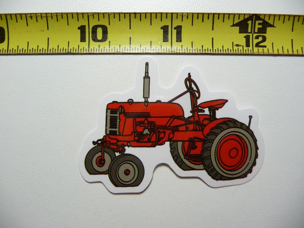 Vintage Tractor Metal Sink Sticker Decal for Farm Country Ranch Decor