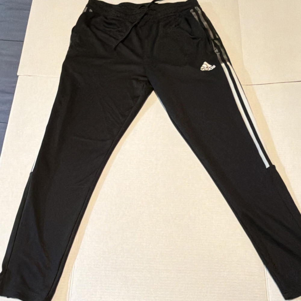 ADIDAS AEROREADY PRIMEGREEN Men's Track Pants Black Size L  Athletic Fit