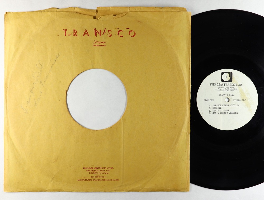 Elastik Band (a.k.a. Dangerfield) - 8 Song Acetate LP - Unreleased Psych HEAR