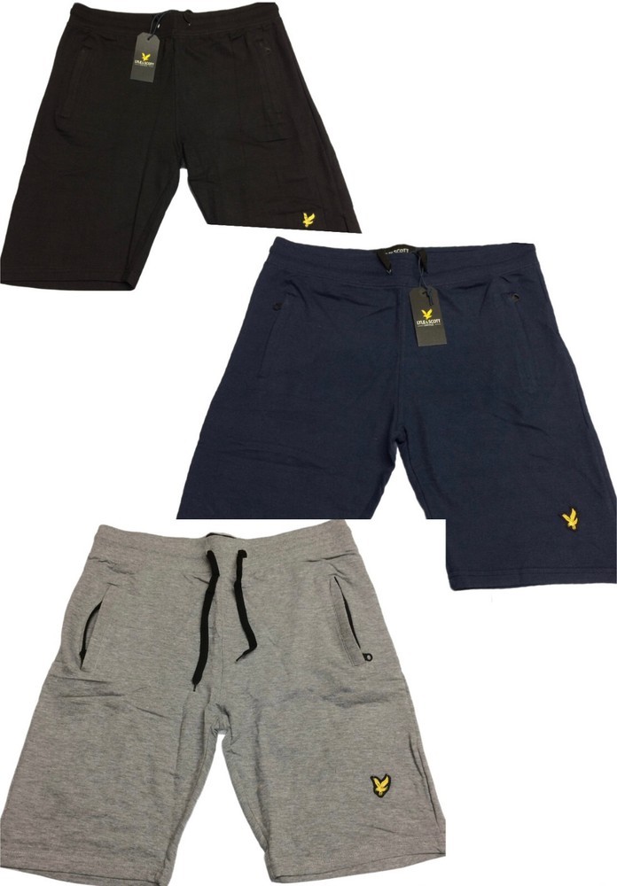 LYLE AND SCOTT EXCELLENT QUALITY BRAND NEW 2 ZIP SIDE POCKET SWEAT SHORTS