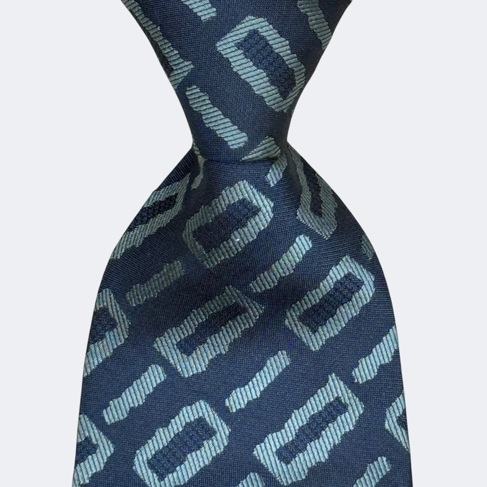 Issey Miyake Tie Silk Vintage Necktie Abstract Design Multi Color Made In Japan