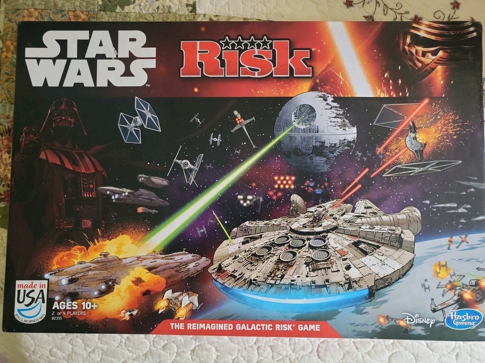 2014 Star Wars Hasbro Risk Board Game The Reimagined Galactic Risk Complete NEW!