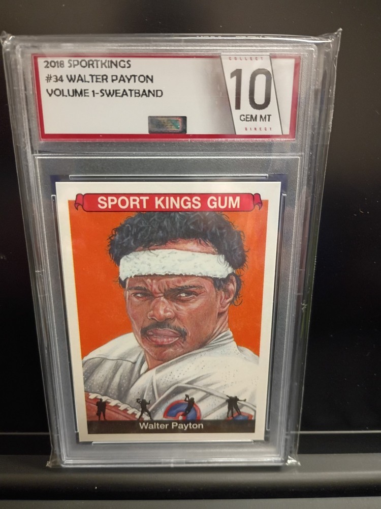 2018 SPROTKINGS # 34 wALTER pAYTON COLLECT DIRECT 10