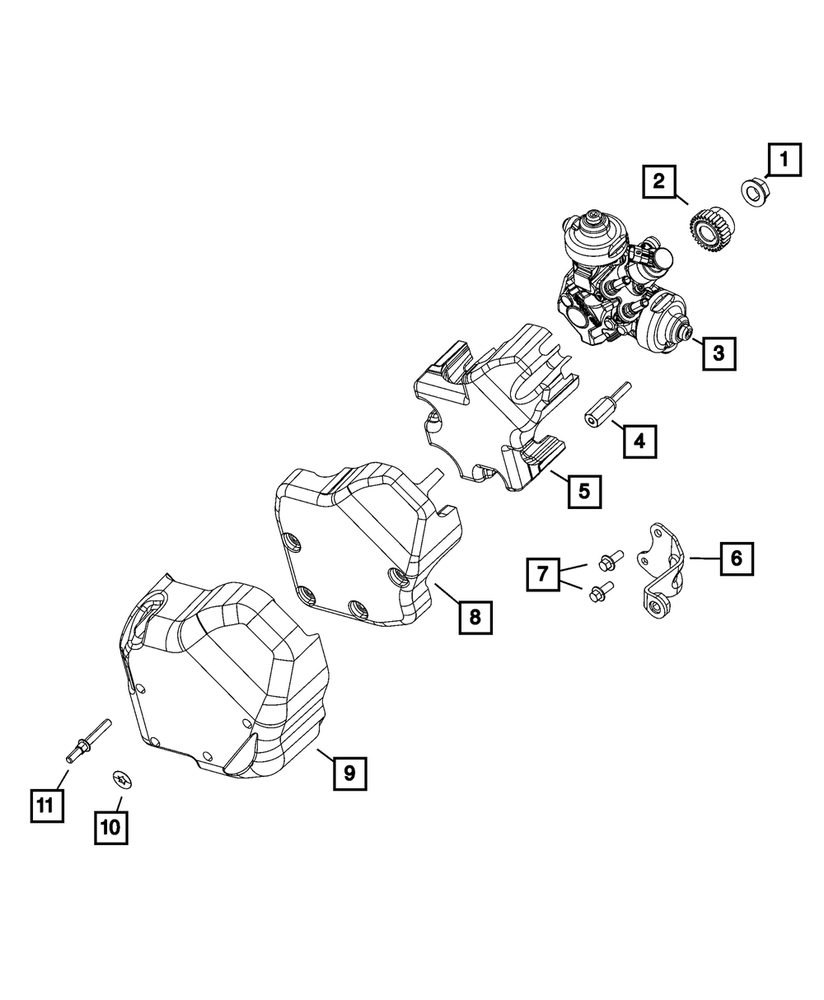 Genuine Mopar Cover 68211307AA