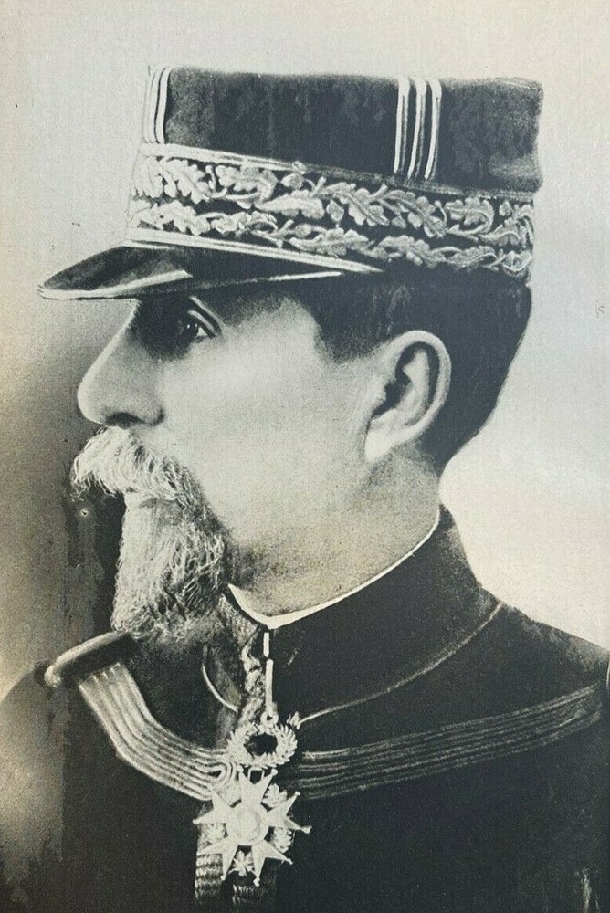 1916 Vintage Illustration General Charles Roques French Minister of War WWI