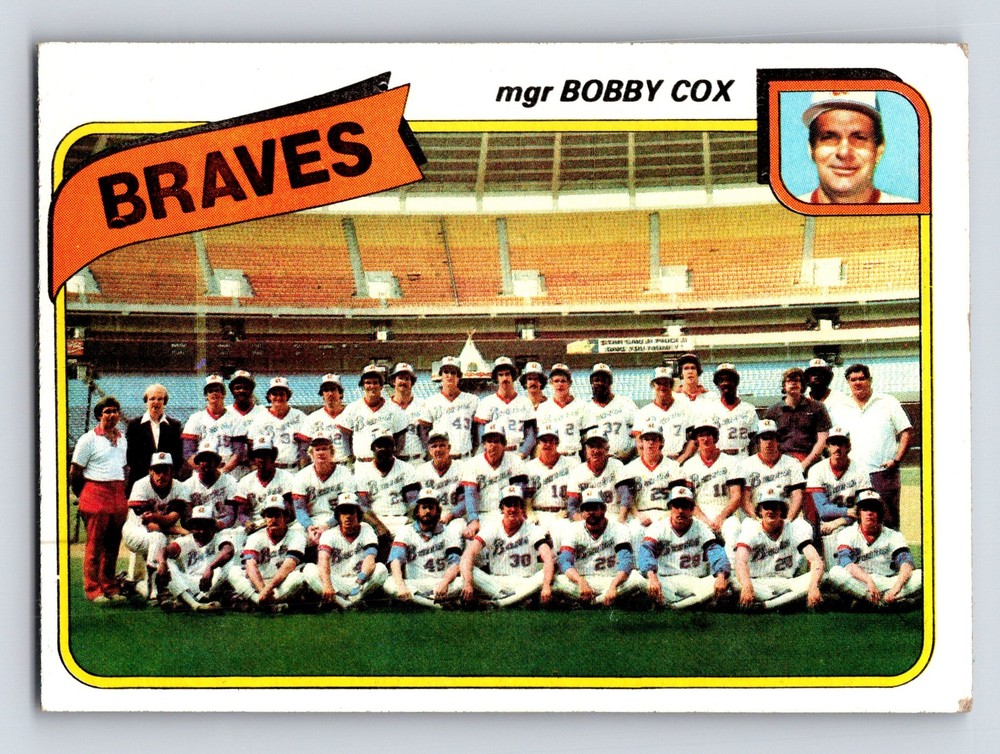 1980 Topps #192 Atlanta Braves / Bobby Cox