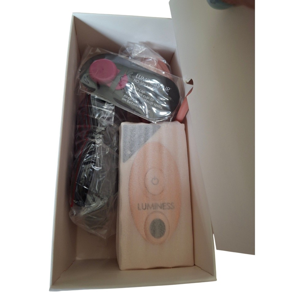 Luminess Air Icon Pro Multi-Speed Airbrush System Rose Gold Makeup Kit NEW