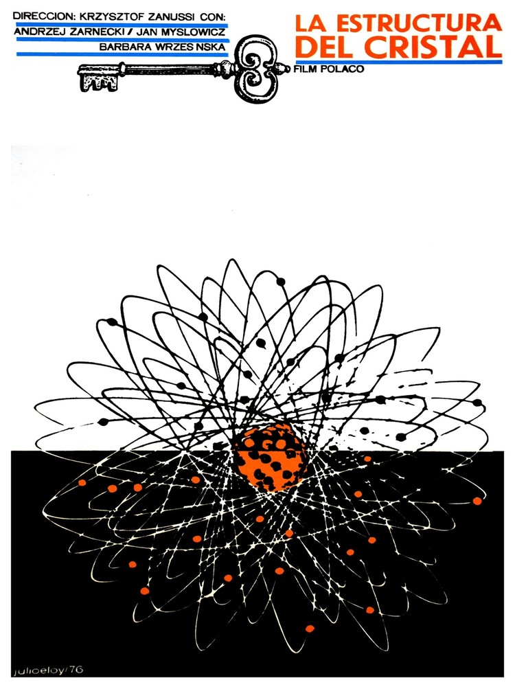 Crystal structure Polish film Decor Poster.Graphic Art Interior design 3136