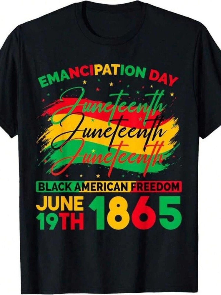 Juneteenth Black American Feedom 1865 Juneteenth Men Women T-Shirt