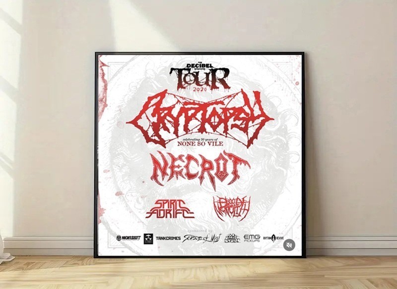 Decibel Magazine Tour 2026 Poster