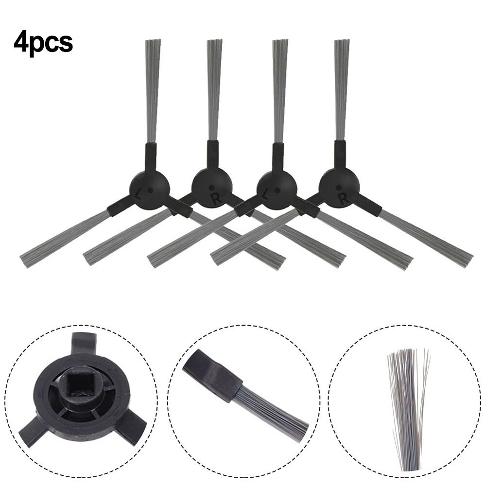 Kitchen Side Brushes 4 Pcs Side Brushes Vacuum Parts Accessories Cleaning
