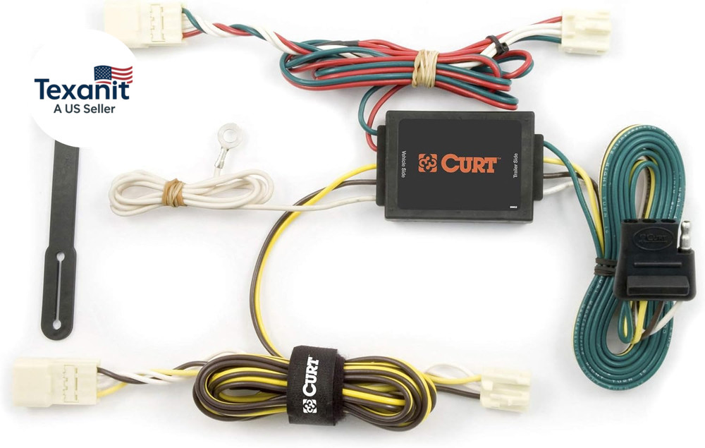 55580 Vehicle-Side Custom 4-Pin Trailer Wiring Harness for Select Toyota Sienna