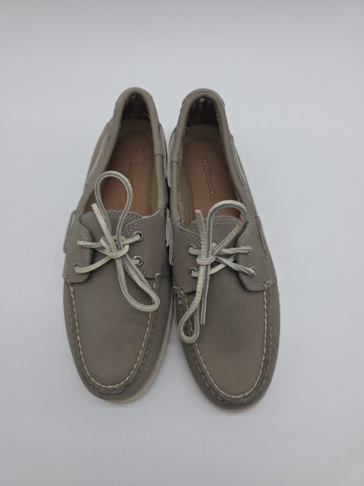 GH Bass Co Boat Shoes Mens 8.5M Gray Lace-Up..#7